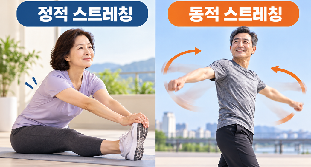 중년 운동 전 스트레칭 꼭 해야 할까? 5~10분 쉬운 동작 정리