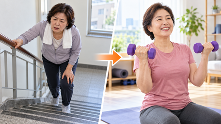 50대 이후 근육이 줄어드는 이유, 근력운동은 얼마나 해야 할까?