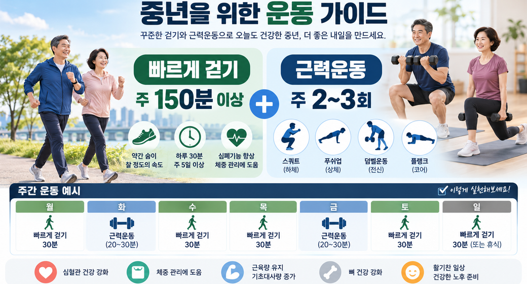 중년 뱃살이 잘 빠지지 않는 이유, 운동과 생활습관 점검하기